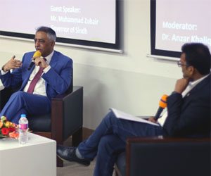 Habib University hosts Governor Sindh, Muhammad Zubair