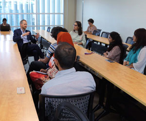 Political Counsellor for the British High Commission, William Middleton engages in an interactive session with HU students