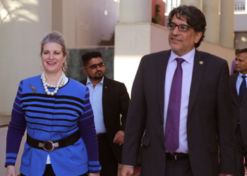 Fourth US Consul General Welcomed to Campus
