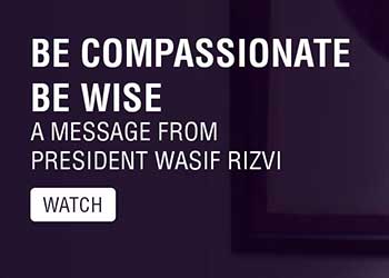 President Wasif Rizvi reassures HU Community during COVID-19 Crisis
