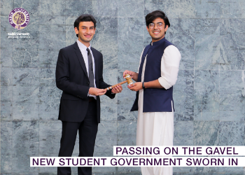 Passing on the Gavel – New Student Government Sworn In