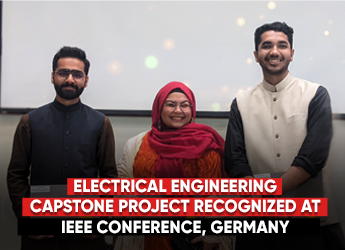 Electrical Engineering Capstone Project recognized at IEEE Conference, Germany