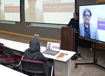 President Wasif Rizvi’s Address to Habib University’s Faculty