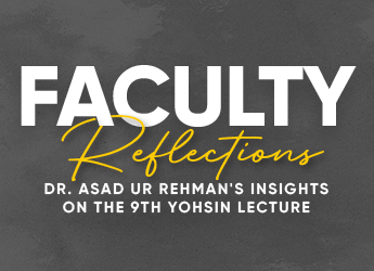 Faculty Reflections on the 9th Yohsin Lecture