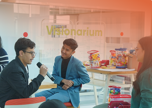 Students in discussion