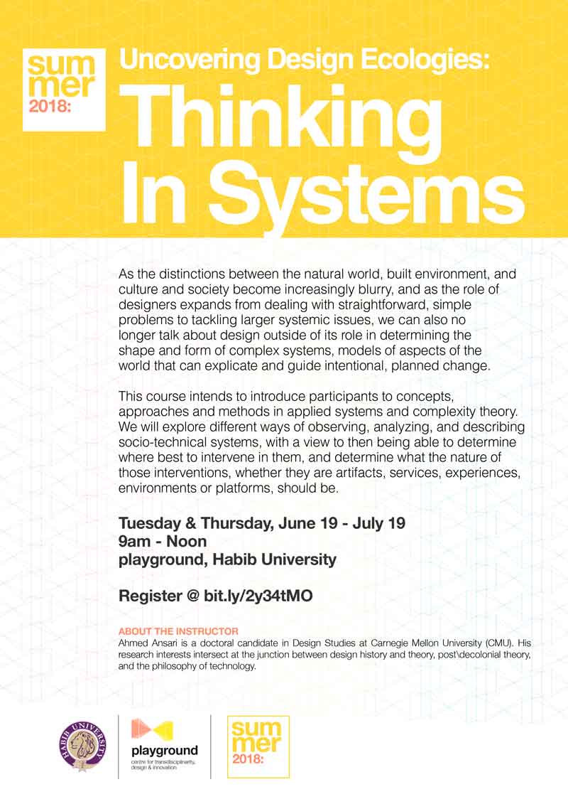 Uncovering Design Ecologies: Thinking in Systems