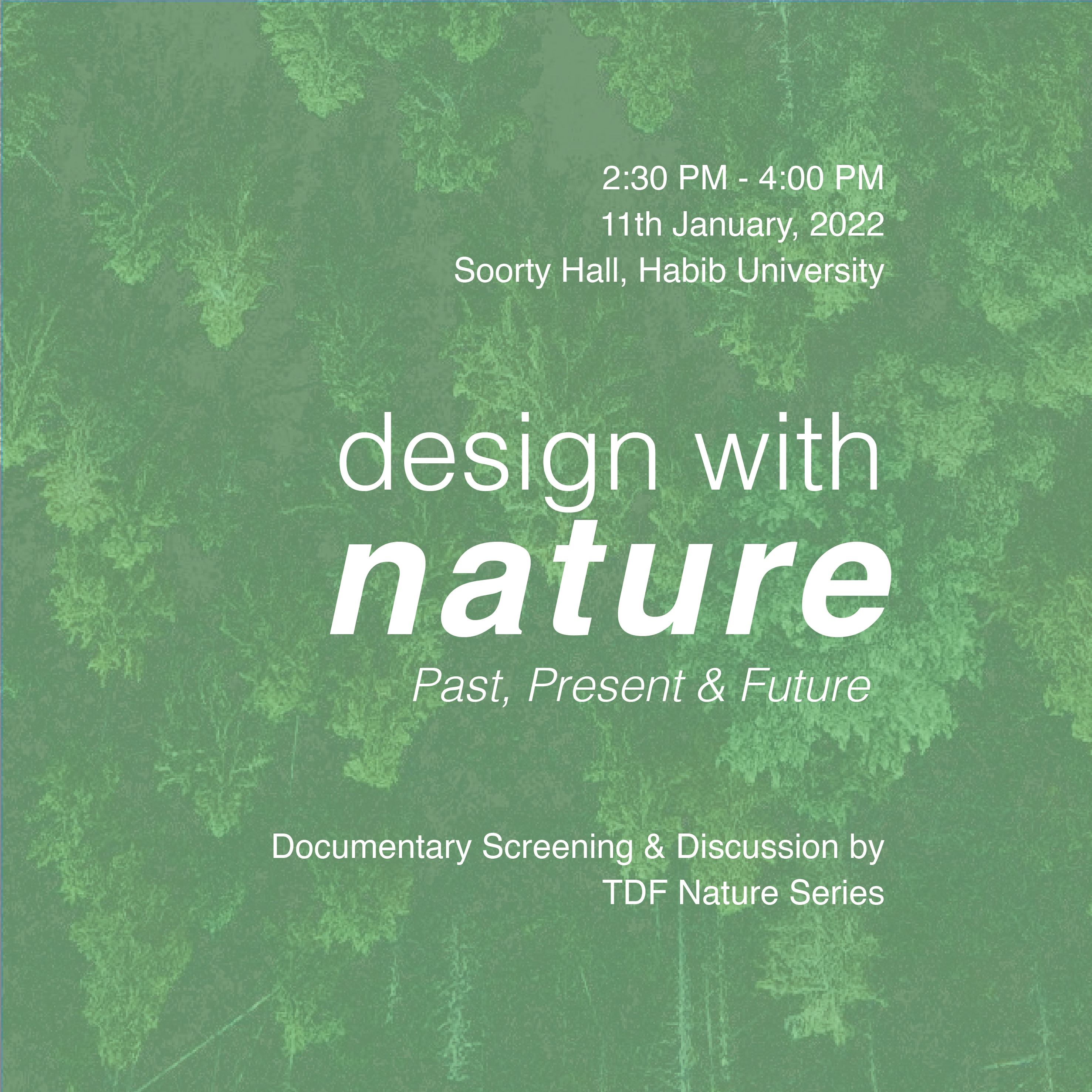 Design With Nature – Past, Present, Future