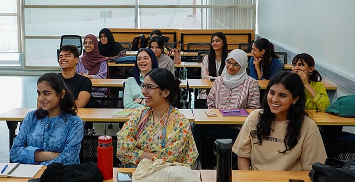 a vibrant classroom at habib university reimagining pakistan's higher education crisis